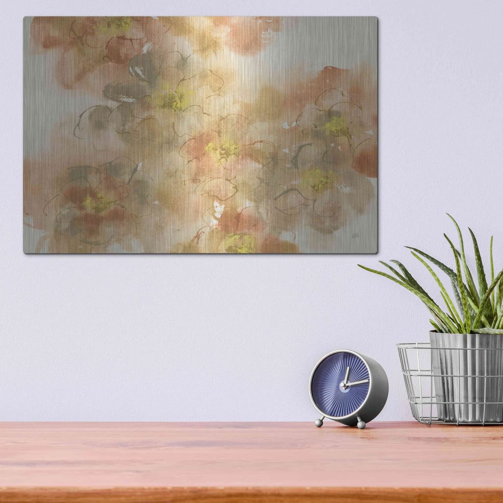 'Earthly Freesia' by Chris Paschke – Metal Wall Art, 16x12 room view