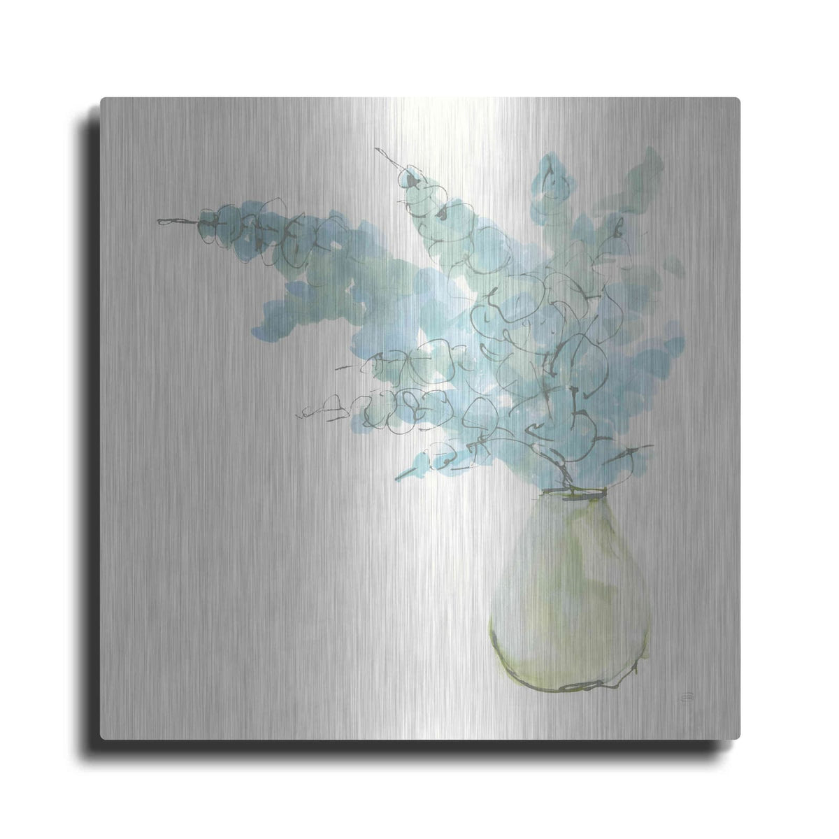 'Plant Eucalyptus I' by Chris Paschke – Metal Wall Art