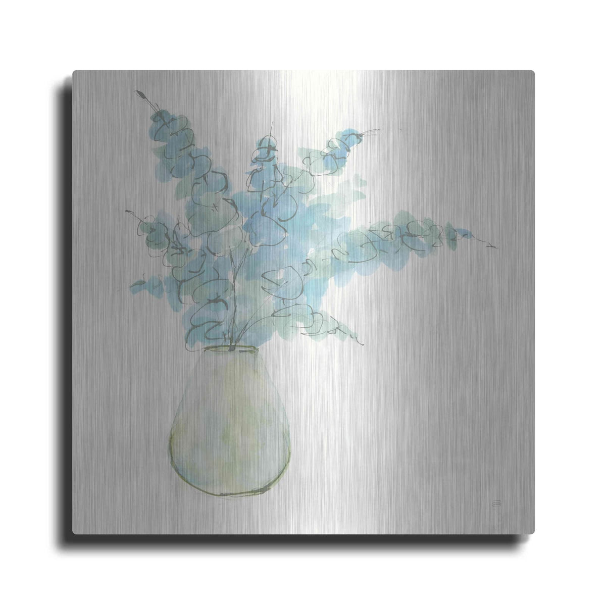 'Plant Eucalyptus II' by Chris Paschke – Metal Wall Art