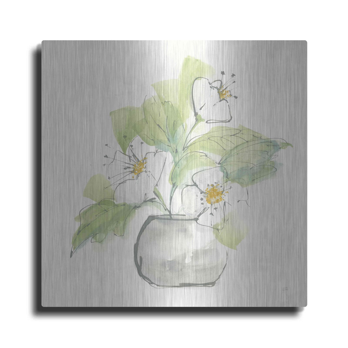 'Plant Poppy I' by Chris Paschke – Metal Wall Art