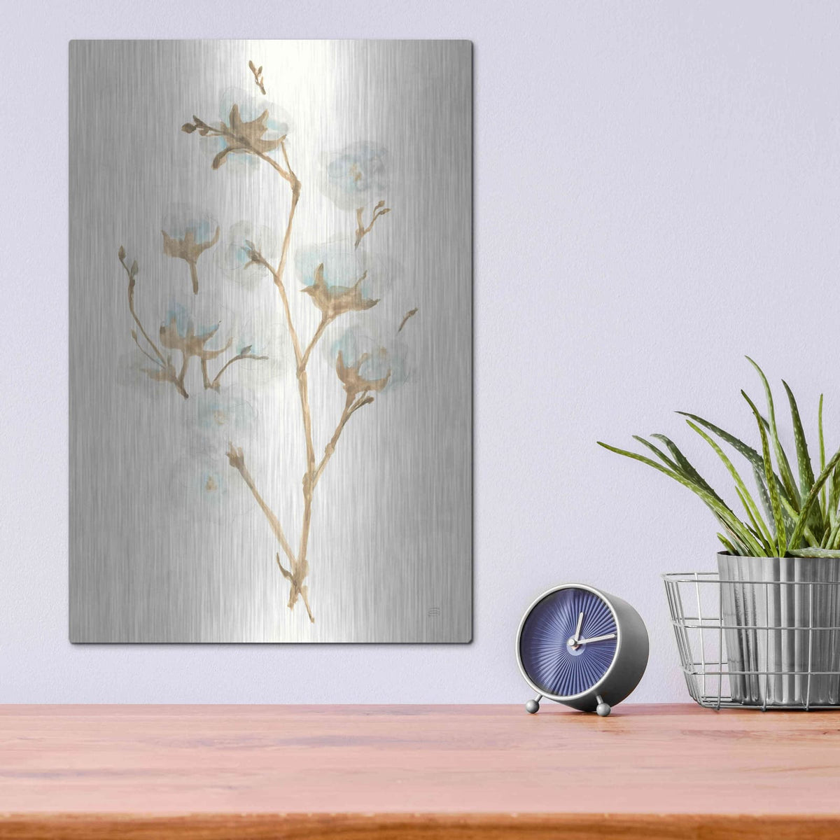 'Summer Cotton II' by Chris Paschke – Metal Wall Art, 12x16 room view