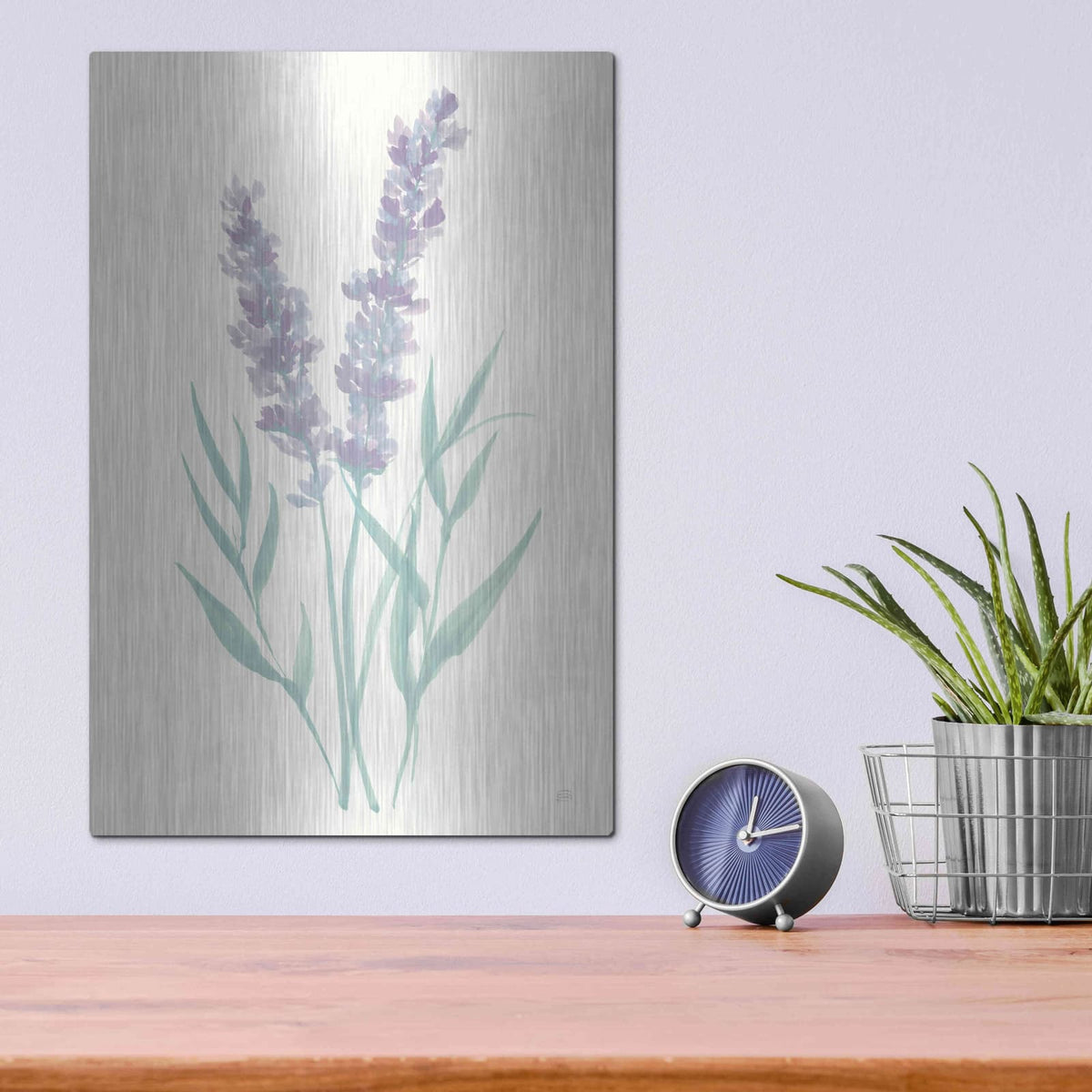 'Lavender I' by Chris Paschke – Metal Wall Art, 12x16 room view