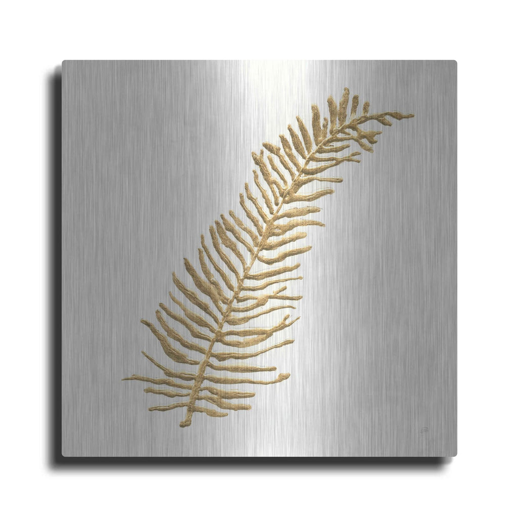 'Gilded Fern I' by Chris Paschke – Metal Wall Art