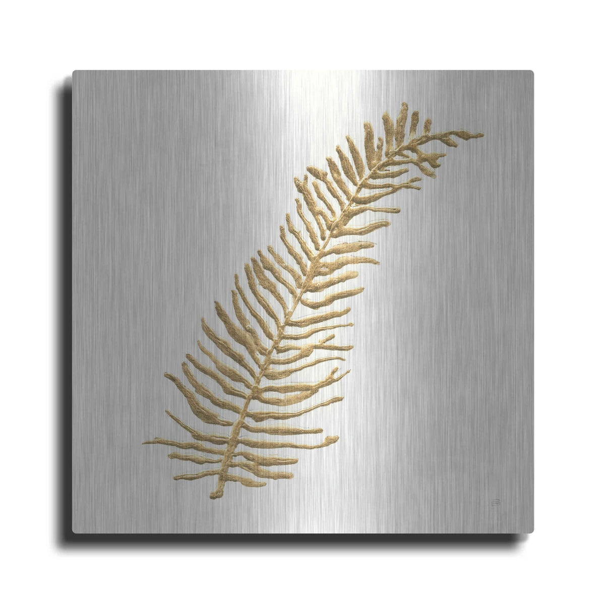 'Gilded Fern I' by Chris Paschke – Metal Wall Art