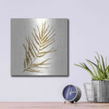 'Gilded Palm I' by Chris Paschke – Metal Wall Art, 12x12 room view