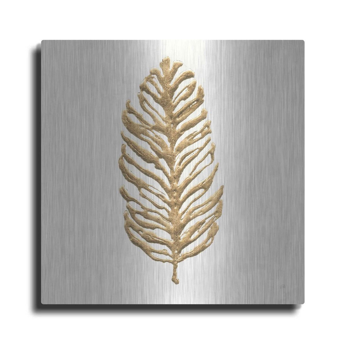 'Gilded Palm IV' by Chris Paschke – Metal Wall Art