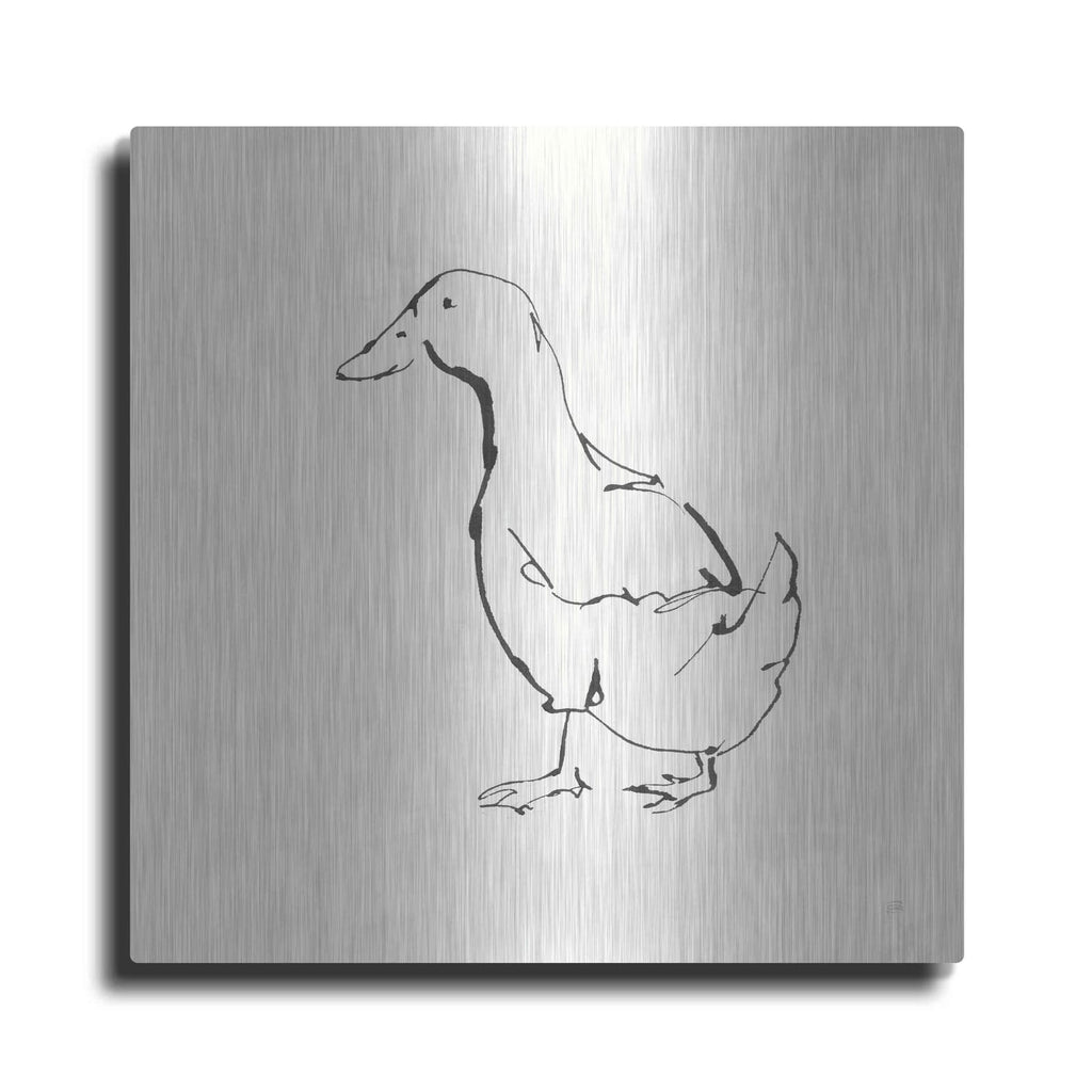 'Line Duck I' by Chris Paschke – Metal Wall Art
