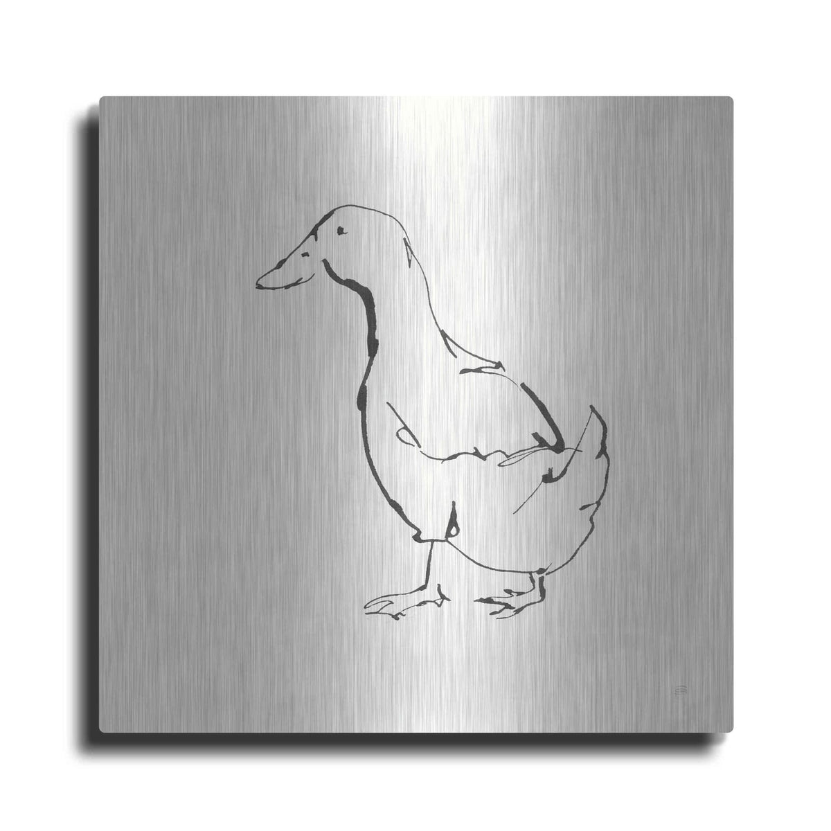 'Line Duck I' by Chris Paschke – Metal Wall Art