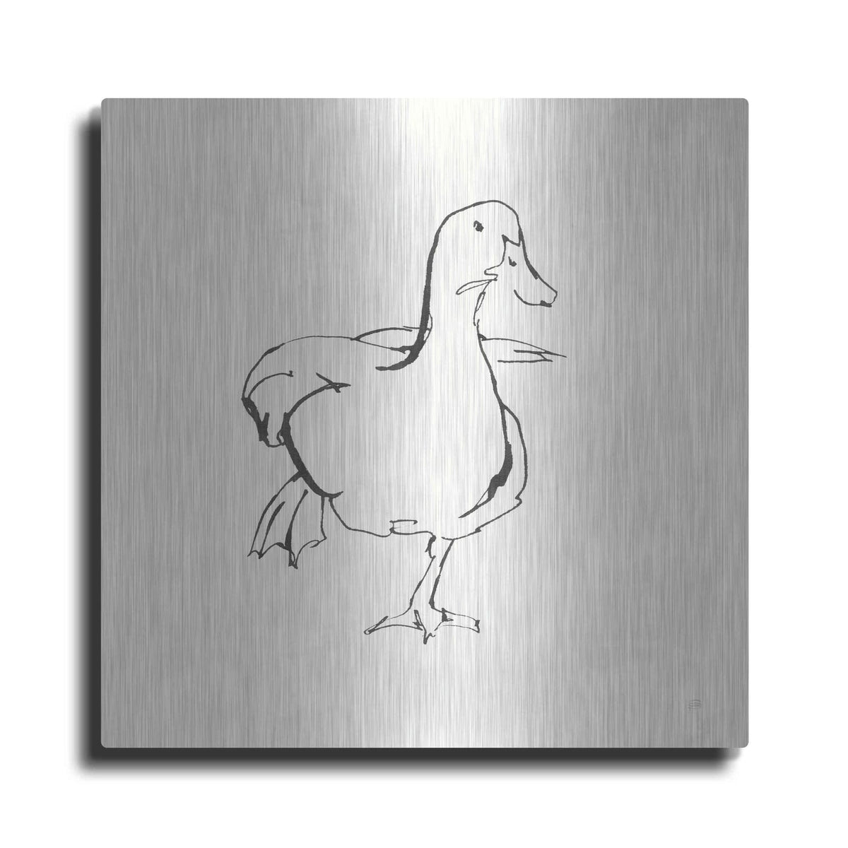 'Line Duck II' by Chris Paschke – Metal Wall Art