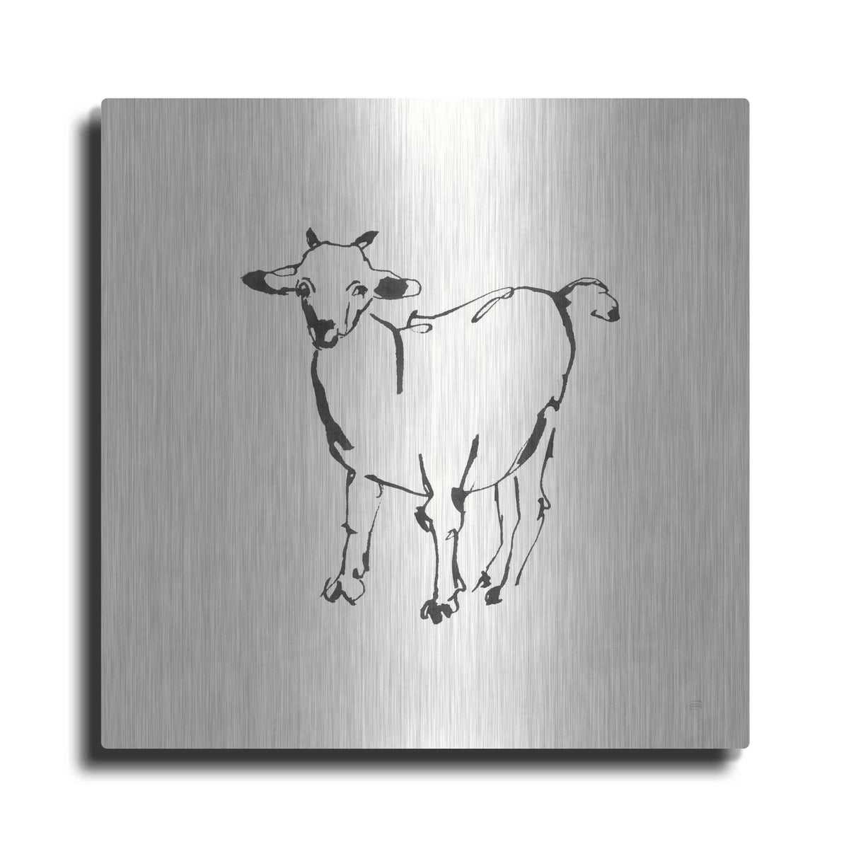 'Line Goat' by Chris Paschke – Metal Wall Art