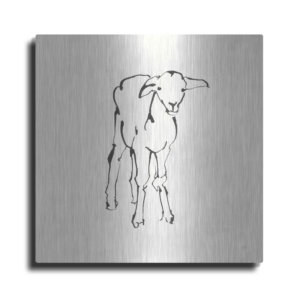 'Line Lamb' by Chris Paschke – Metal Wall Art