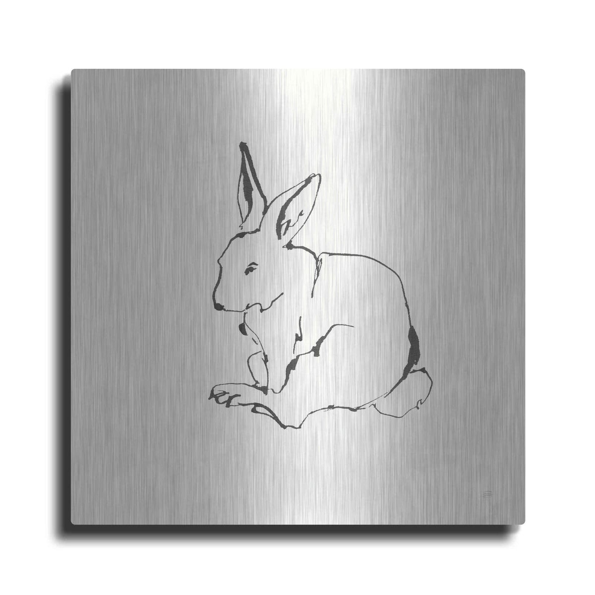 'Line Bunny I' by Chris Paschke – Metal Wall Art