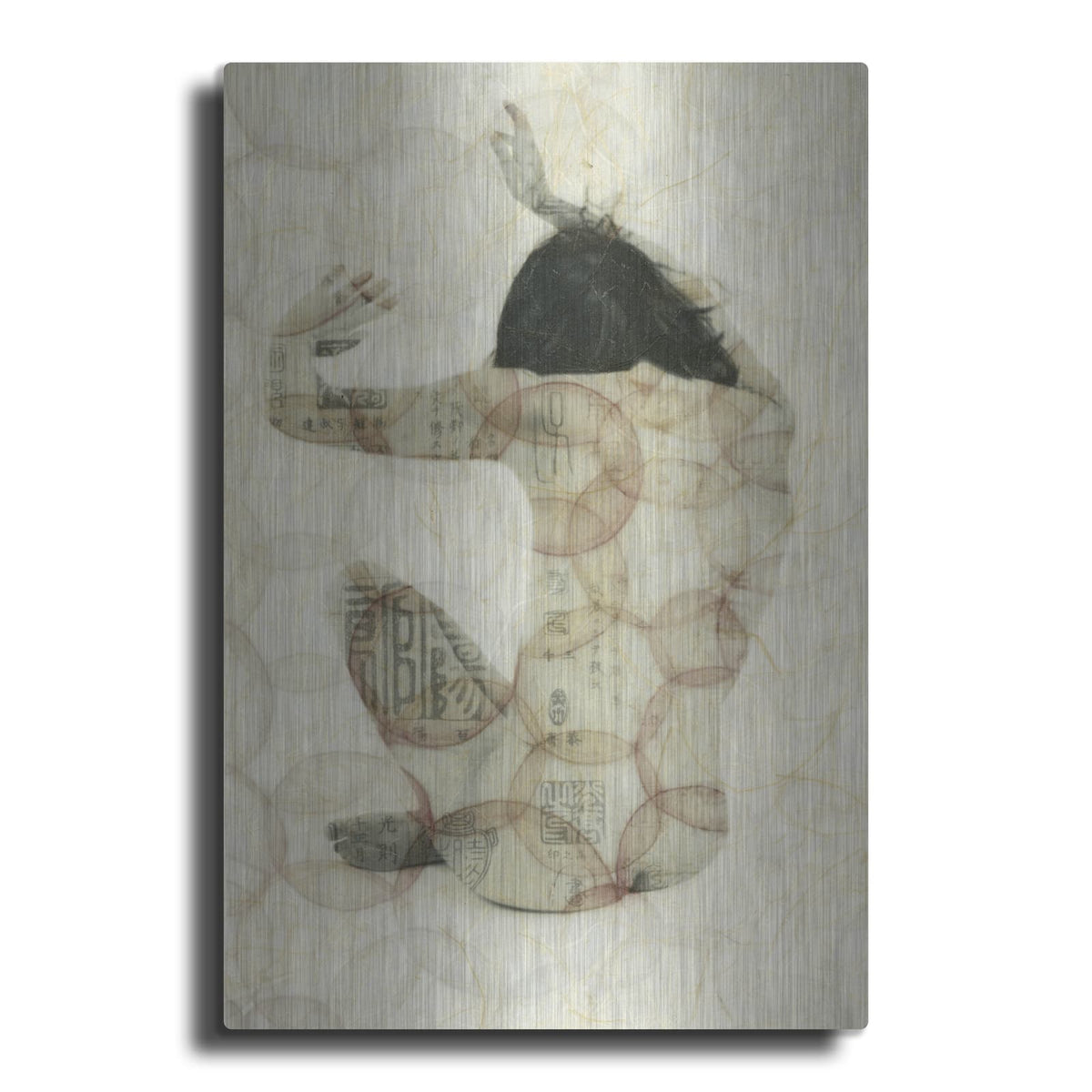 'Imprinted Woman' by Elena Ray – Metal Wall Art