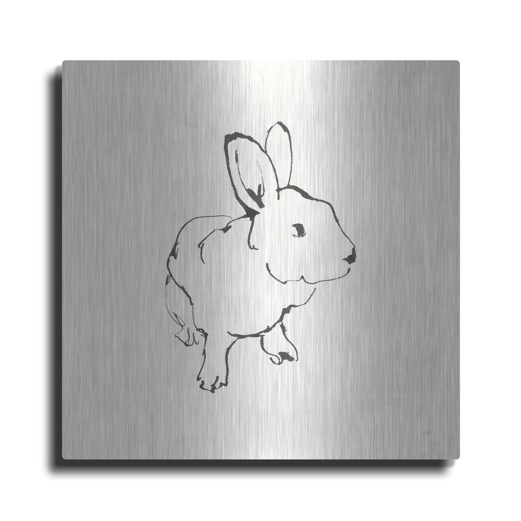 'Line Bunny II' by Chris Paschke – Metal Wall Art