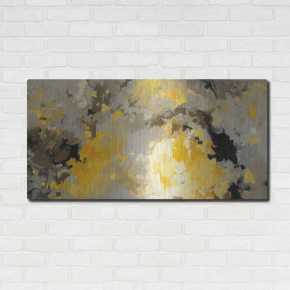 Luxe Metal Art 'Star Cloud' by Shirley Novak, Metal Wall Art,48x24