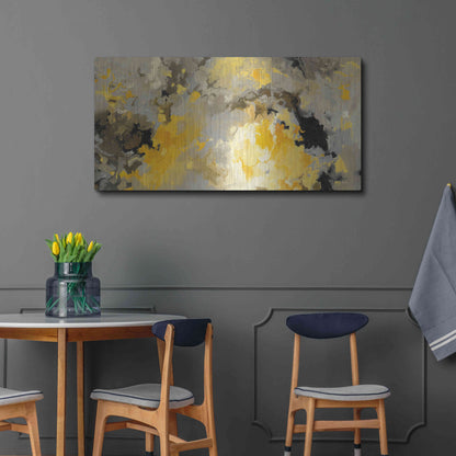 Luxe Metal Art 'Star Cloud' by Shirley Novak, Metal Wall Art,48x24