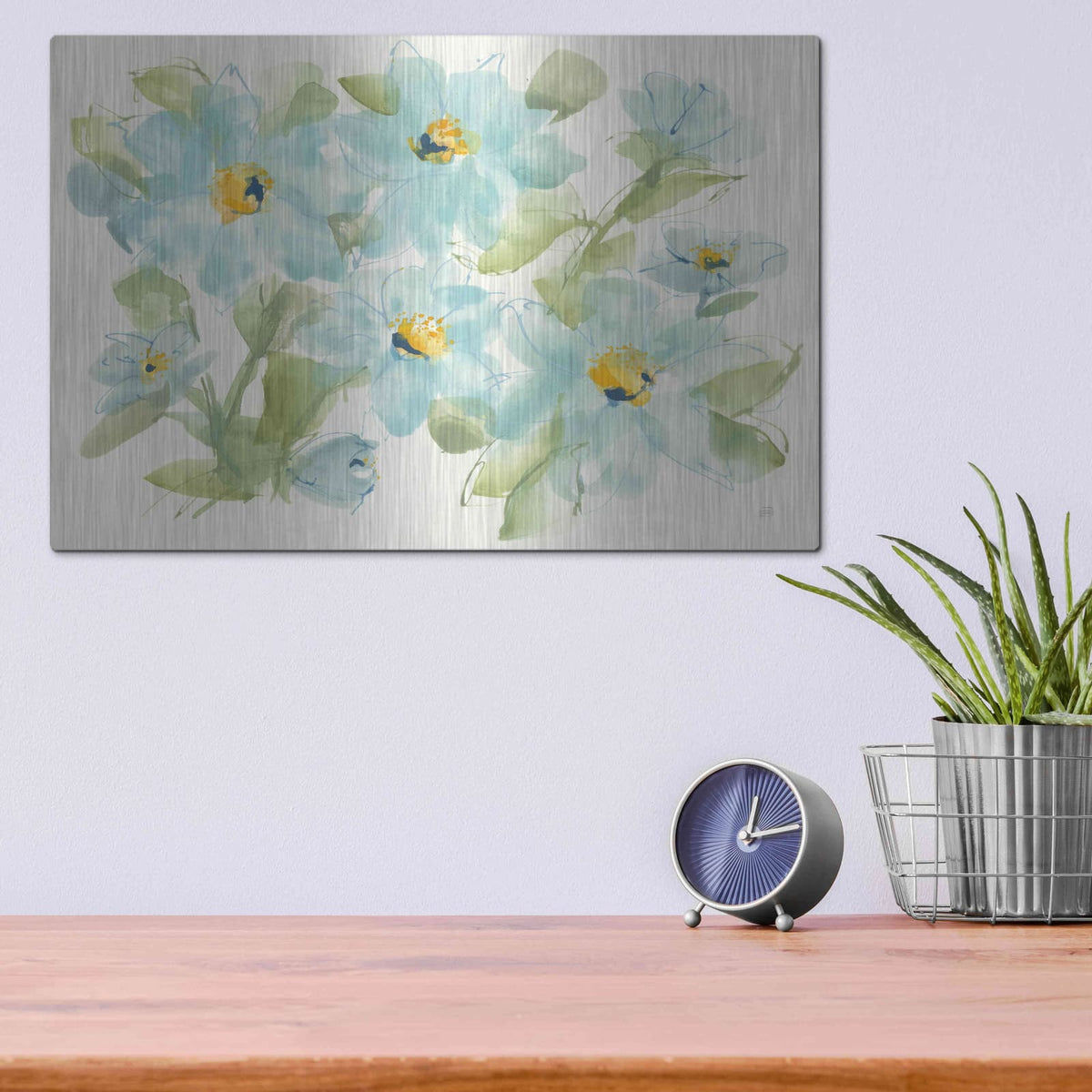 'Sparkling Cosmos' by Chris Paschke – Metal Wall Art, 16x12 room view