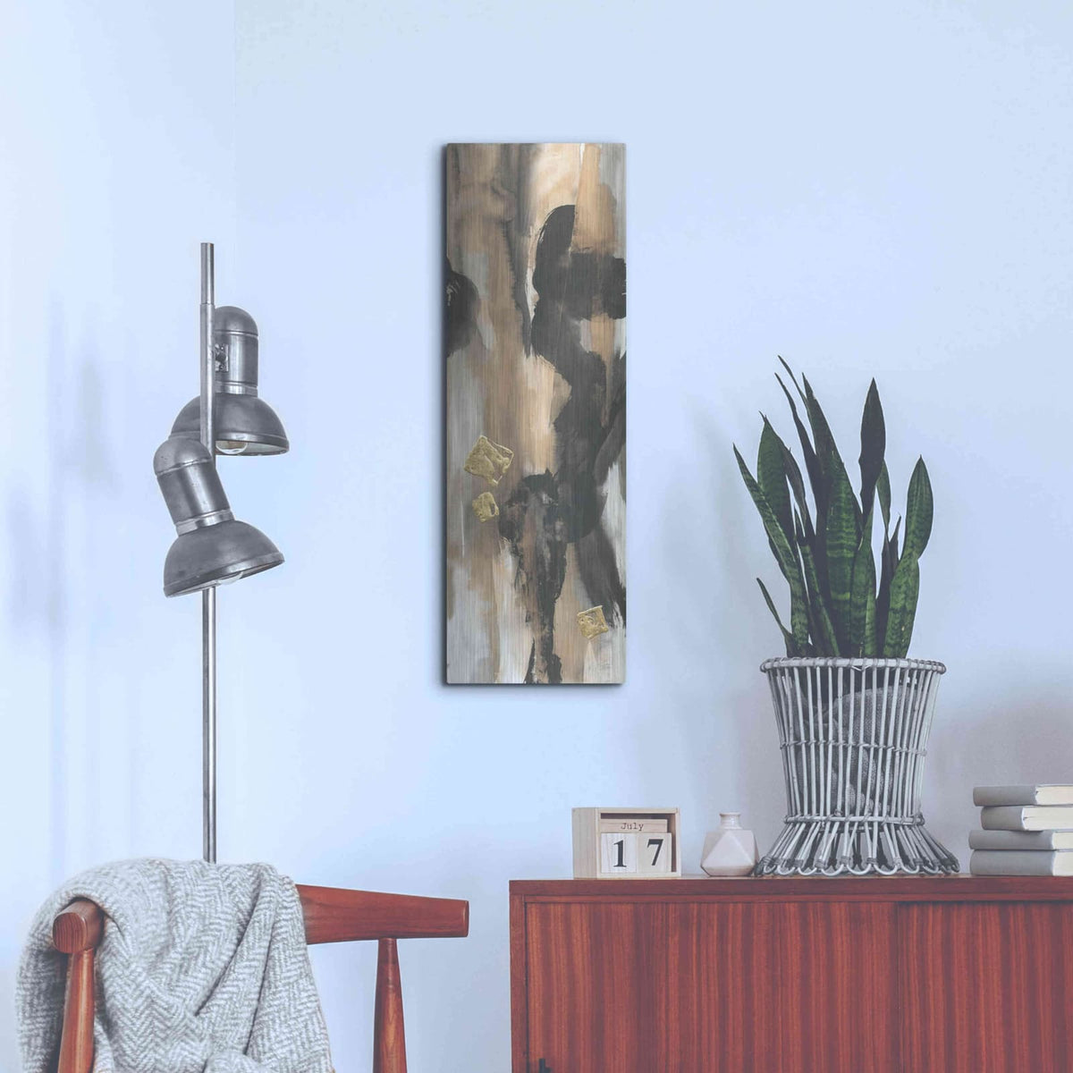 'Smoke and Mirrors I' by Chris Paschke – Metal Wall Art, 12x36 room view