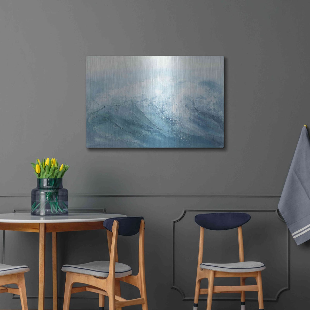 'Waves I' by Chris Paschke – Metal Wall Art, 36x24 room view