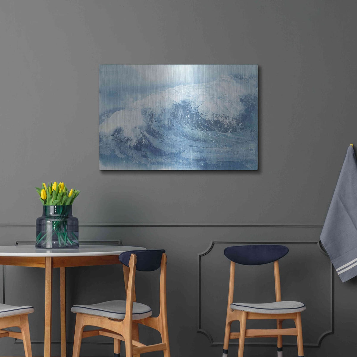 'Waves IV' by Chris Paschke – Metal Wall Art, 36x24 room view