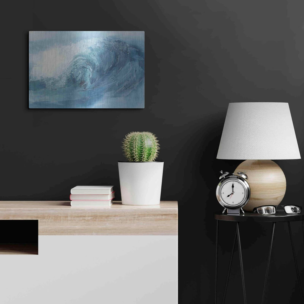 'Waves VI' by Chris Paschke – Metal Wall Art, 24x16 room view
