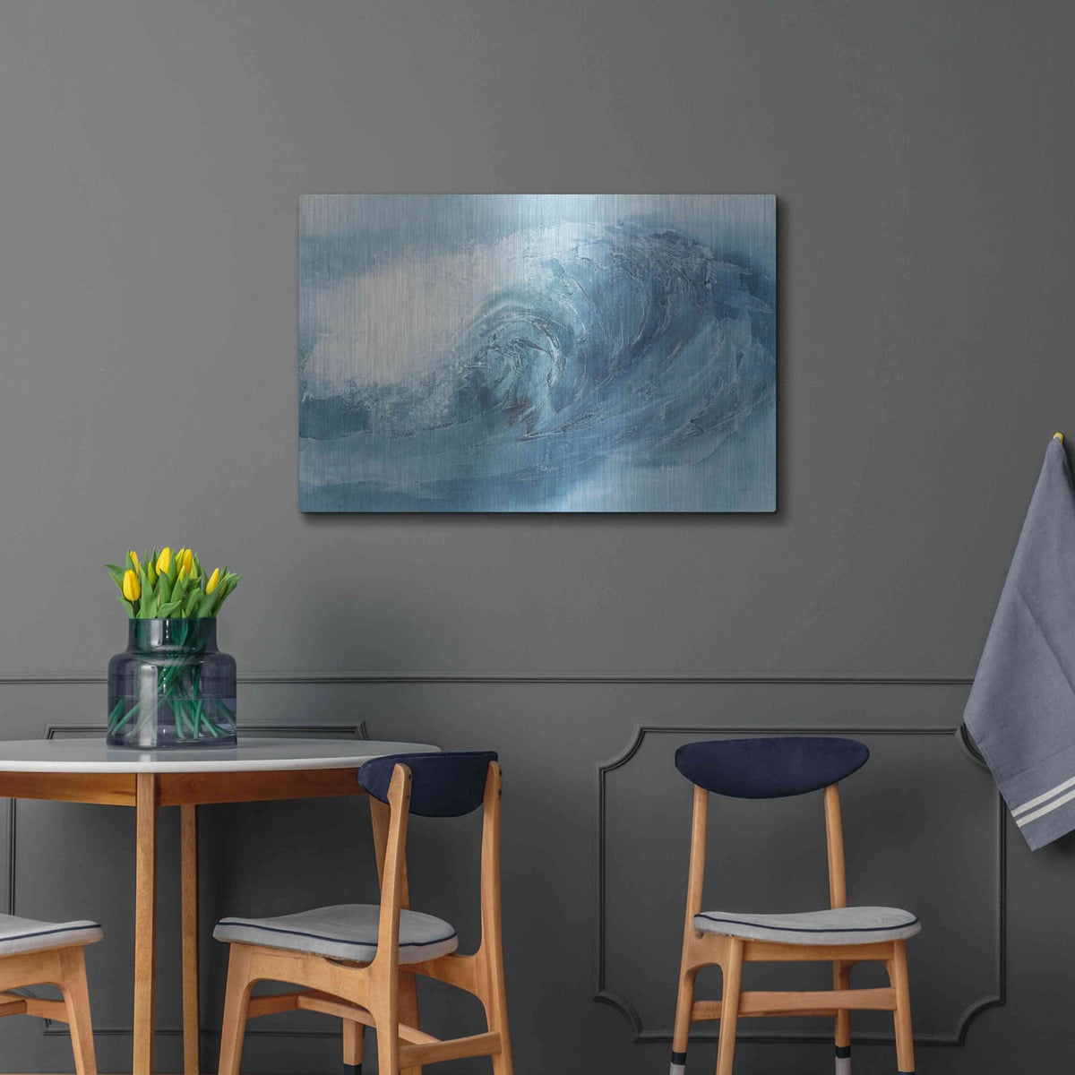 'Waves VI' by Chris Paschke – Metal Wall Art, 36x24 room view