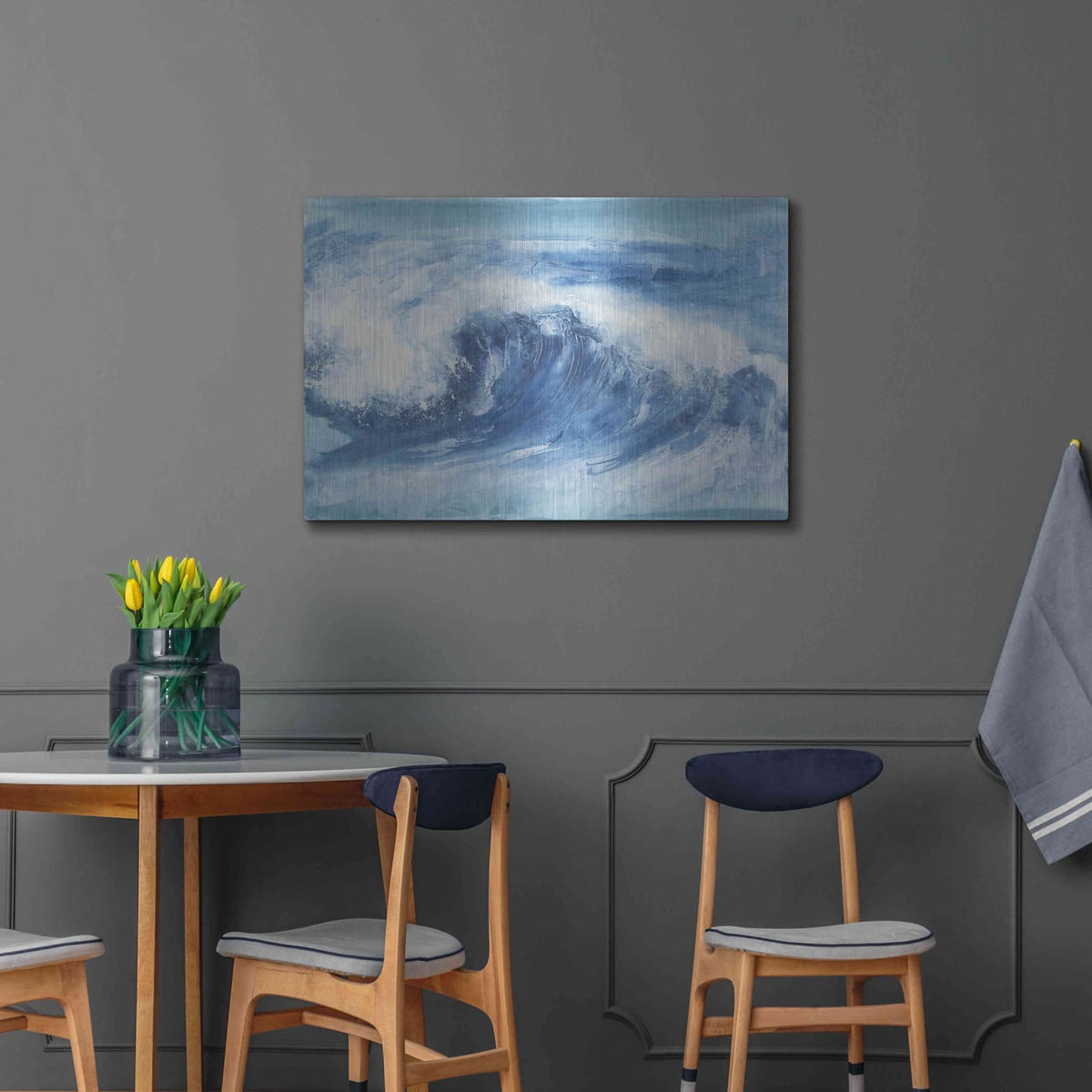 'In the Blue II' by Chris Paschke – Metal Wall Art, 36x24 room view