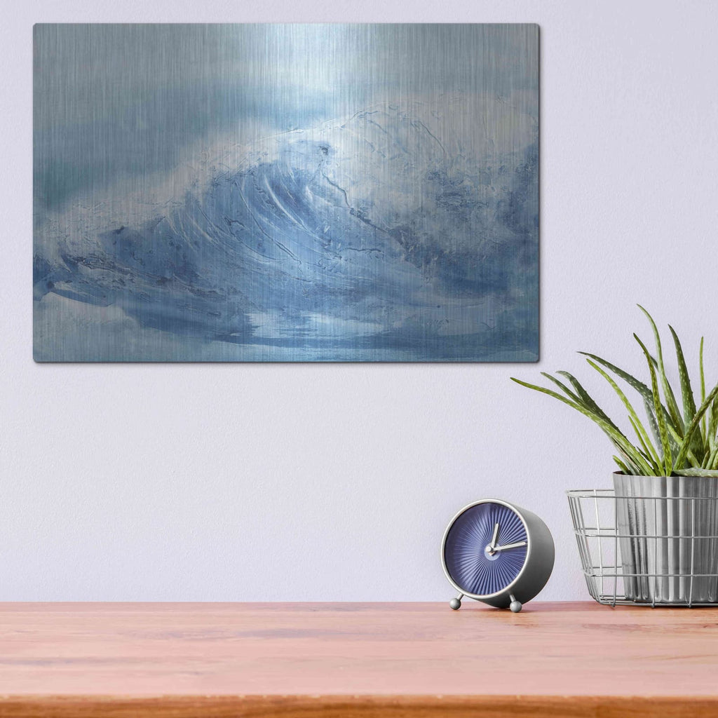 'In the Blue III' by Chris Paschke – Metal Wall Art, 16x12 room view
