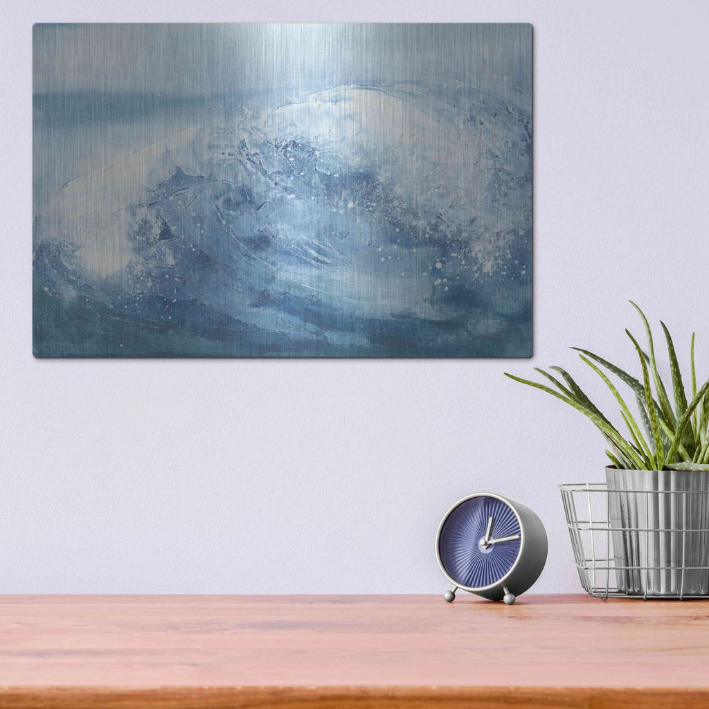'In the Blue IV' by Chris Paschke – Metal Wall Art, 16x12 room view
