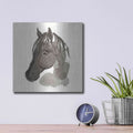 'Horse Portrait II' by Chris Paschke – Metal Wall Art, 12x12 room view