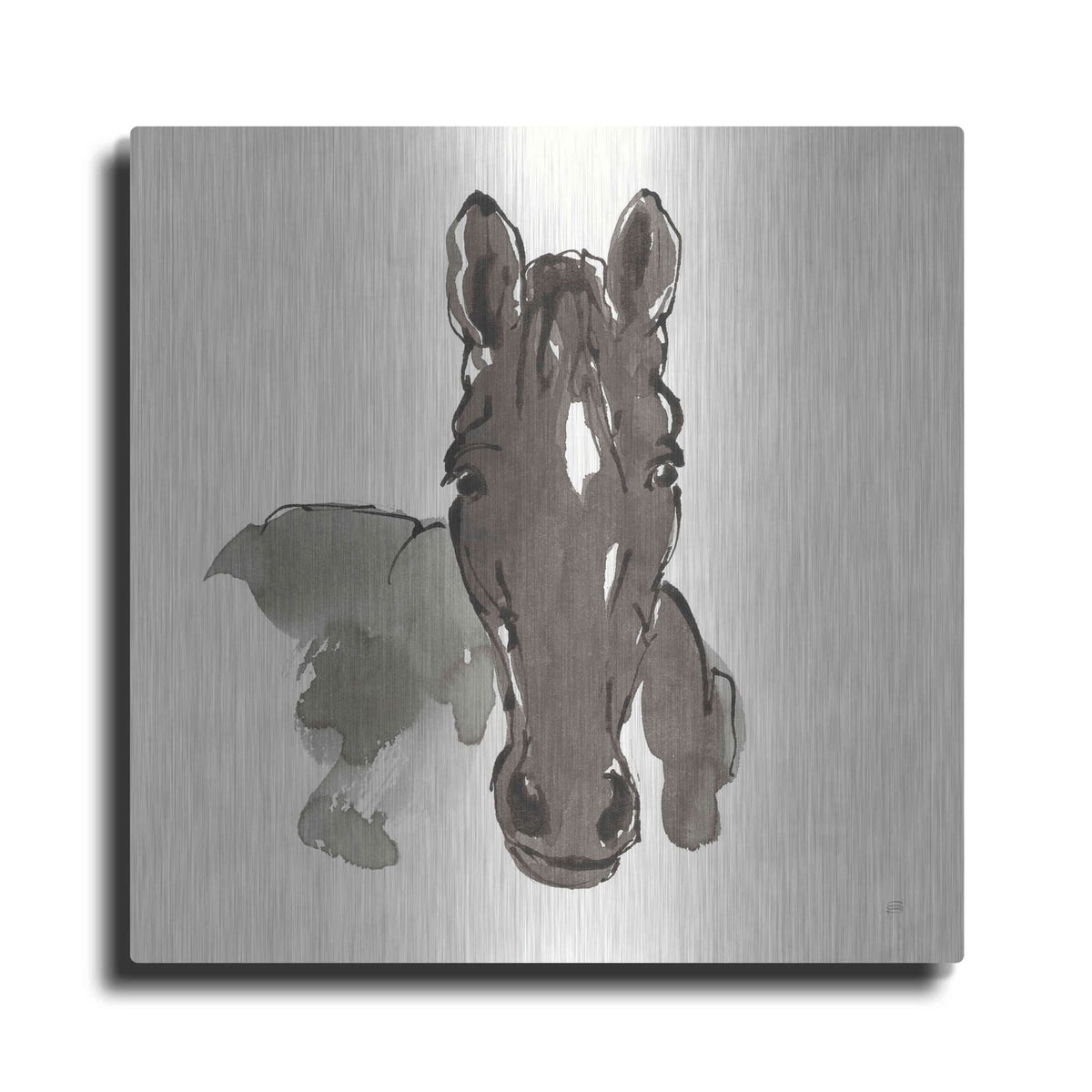 'Horse Portrait IV' by Chris Paschke – Metal Wall Art