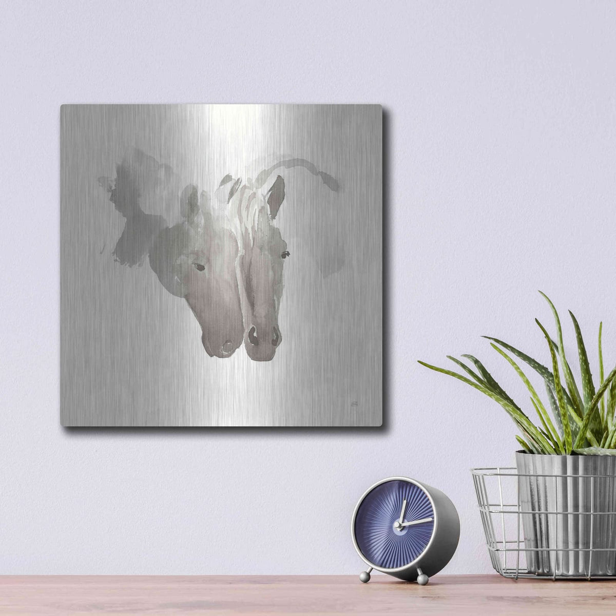 'Nuzzling IV' by Chris Paschke – Metal Wall Art, 12x12 room view