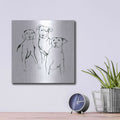 'Lovable Mutts II' by Chris Paschke – Metal Wall Art, 12x12 room view