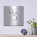 'Lovable Mutts IV' by Chris Paschke – Metal Wall Art, 12x12 room view