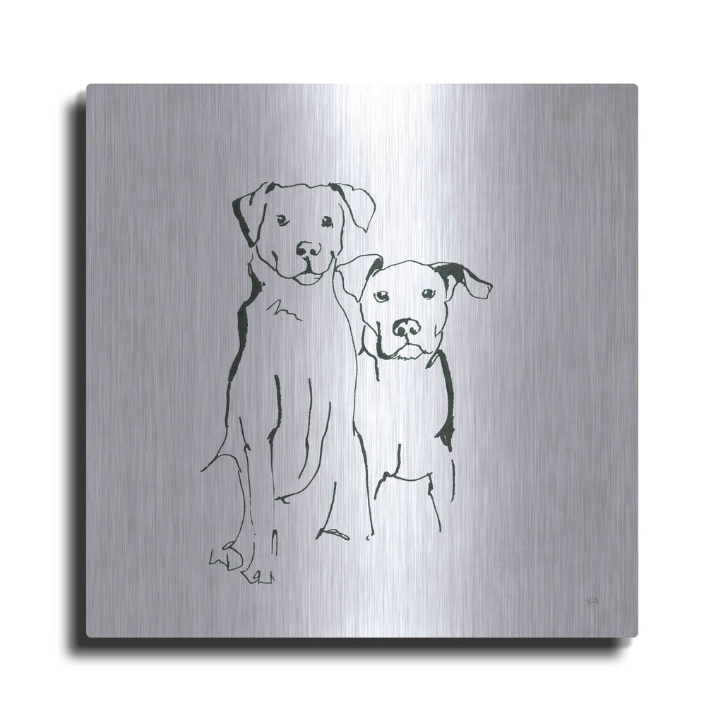 'Lovable Mutts IV' by Chris Paschke – Metal Wall Art