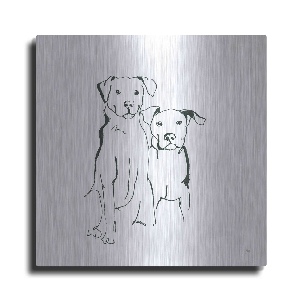 'Lovable Mutts IV' by Chris Paschke – Metal Wall Art