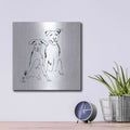 'Lovable Mutts V' by Chris Paschke – Metal Wall Art, 12x12 room view