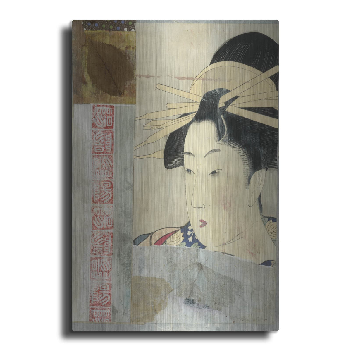 'Geisha' by Elena Ray – Metal Wall Art