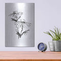'Line Echinacea II' by Chris Paschke – Metal Wall Art, 12x16 room view