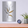 'Leafed VI' by Chris Paschke – Metal Wall Art, 12x16 room view