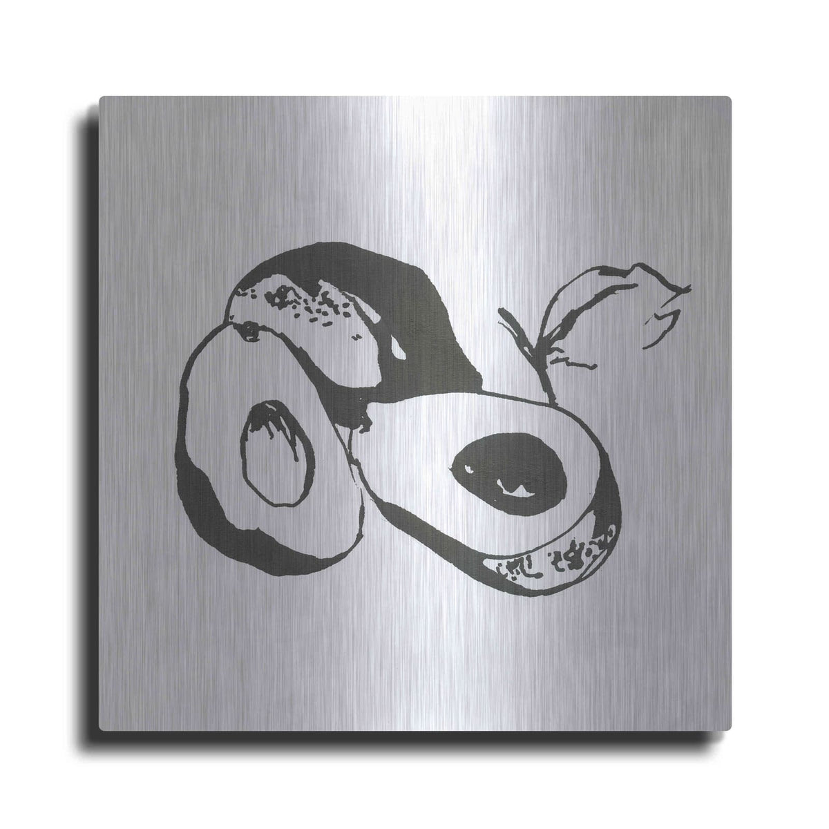 'Avacado II BW' by Chris Paschke – Metal Wall Art