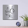 'Lemons BW' by Chris Paschke – Metal Wall Art, 12x12 room view