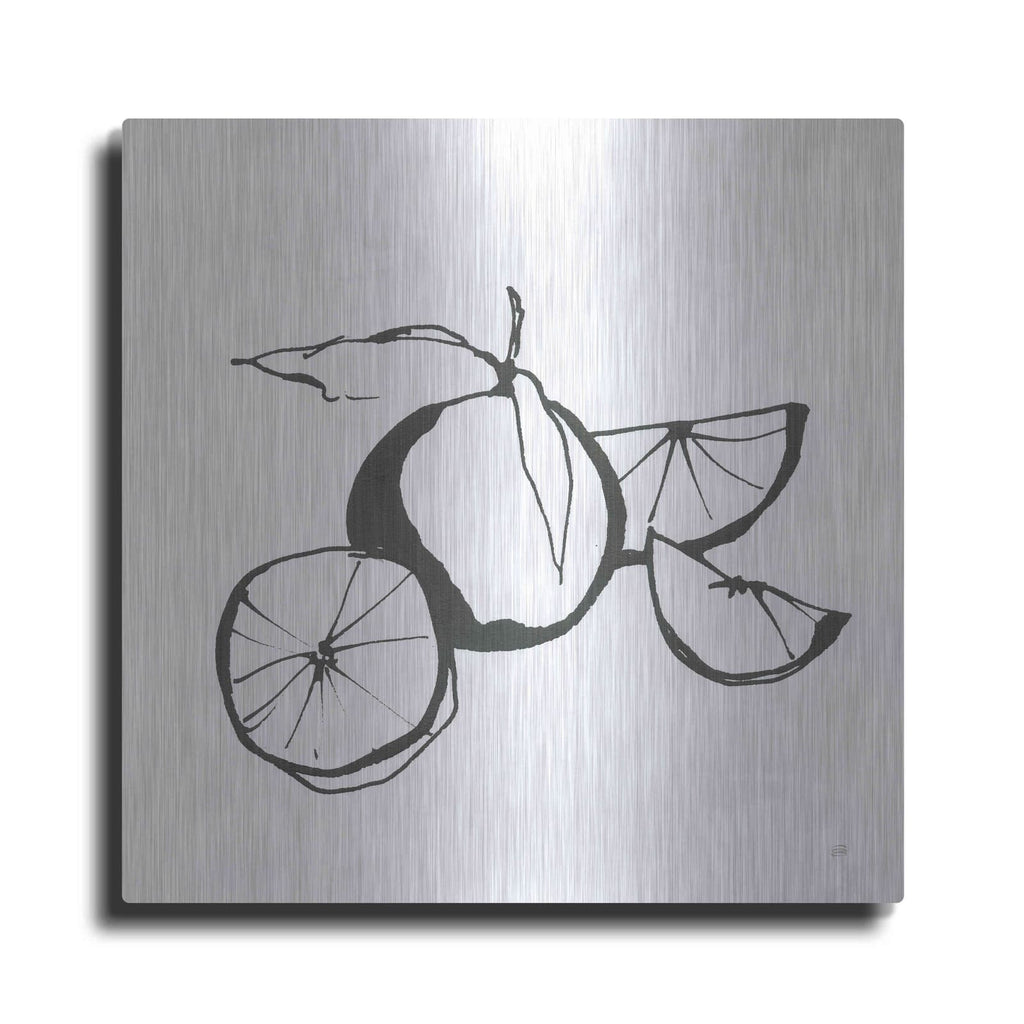 'Oranges BW' by Chris Paschke – Metal Wall Art