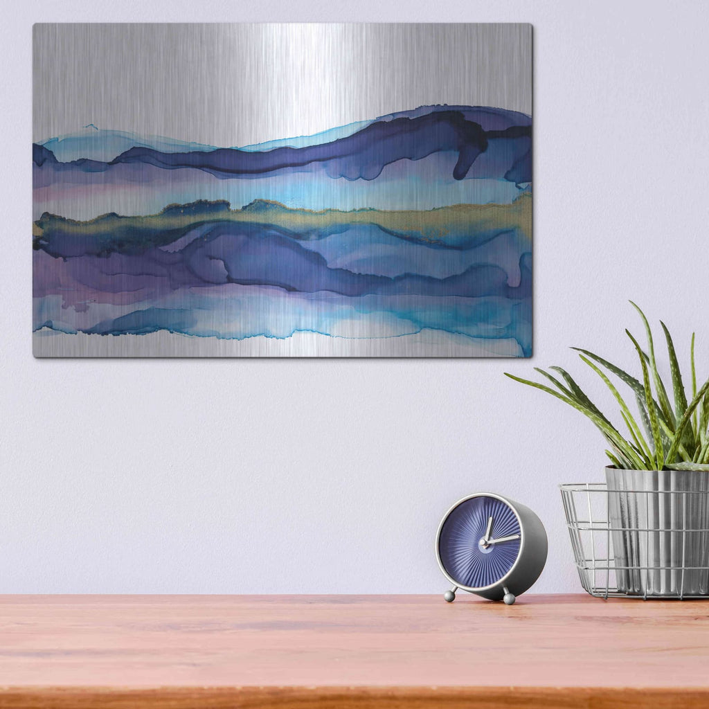 'Coastal Ink I' by Chris Paschke – Metal Wall Art, 16x12 room view