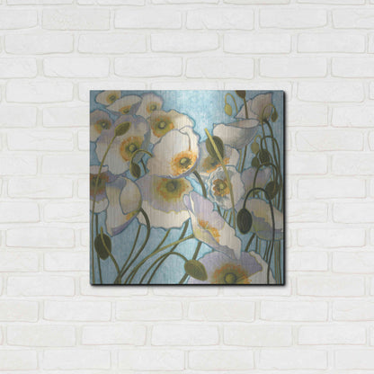 Luxe Metal Art 'Chantilly' by Shirley Novak, Metal Wall Art,24x24