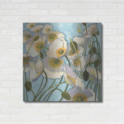 Luxe Metal Art 'Chantilly' by Shirley Novak, Metal Wall Art,36x36