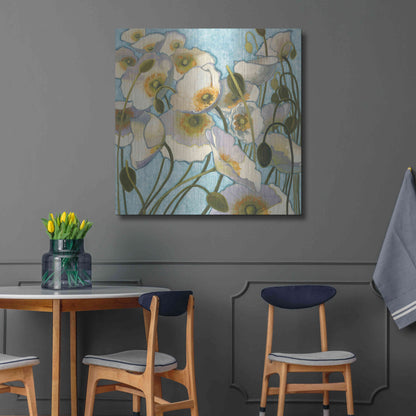 Luxe Metal Art 'Chantilly' by Shirley Novak, Metal Wall Art,36x36