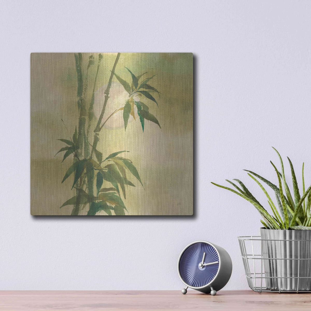 'Moon Season Spring' by Chris Paschke – Metal Wall Art, 12x12 room view