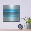 'Coastal Abstraction III' by Chris Paschke – Metal Wall Art, 12x12 room view
