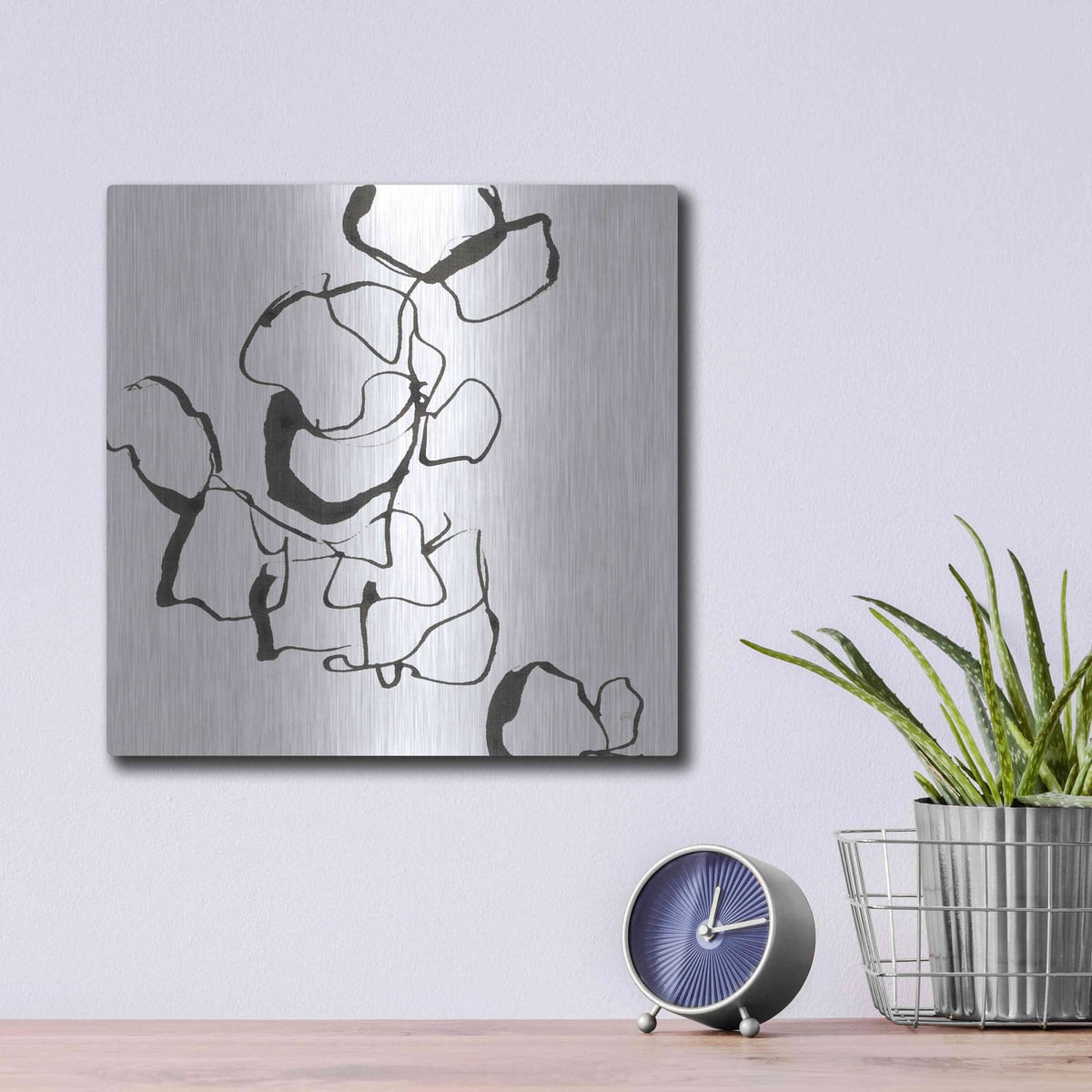 'Stoned III' by Chris Paschke – Metal Wall Art, 12x12 room view